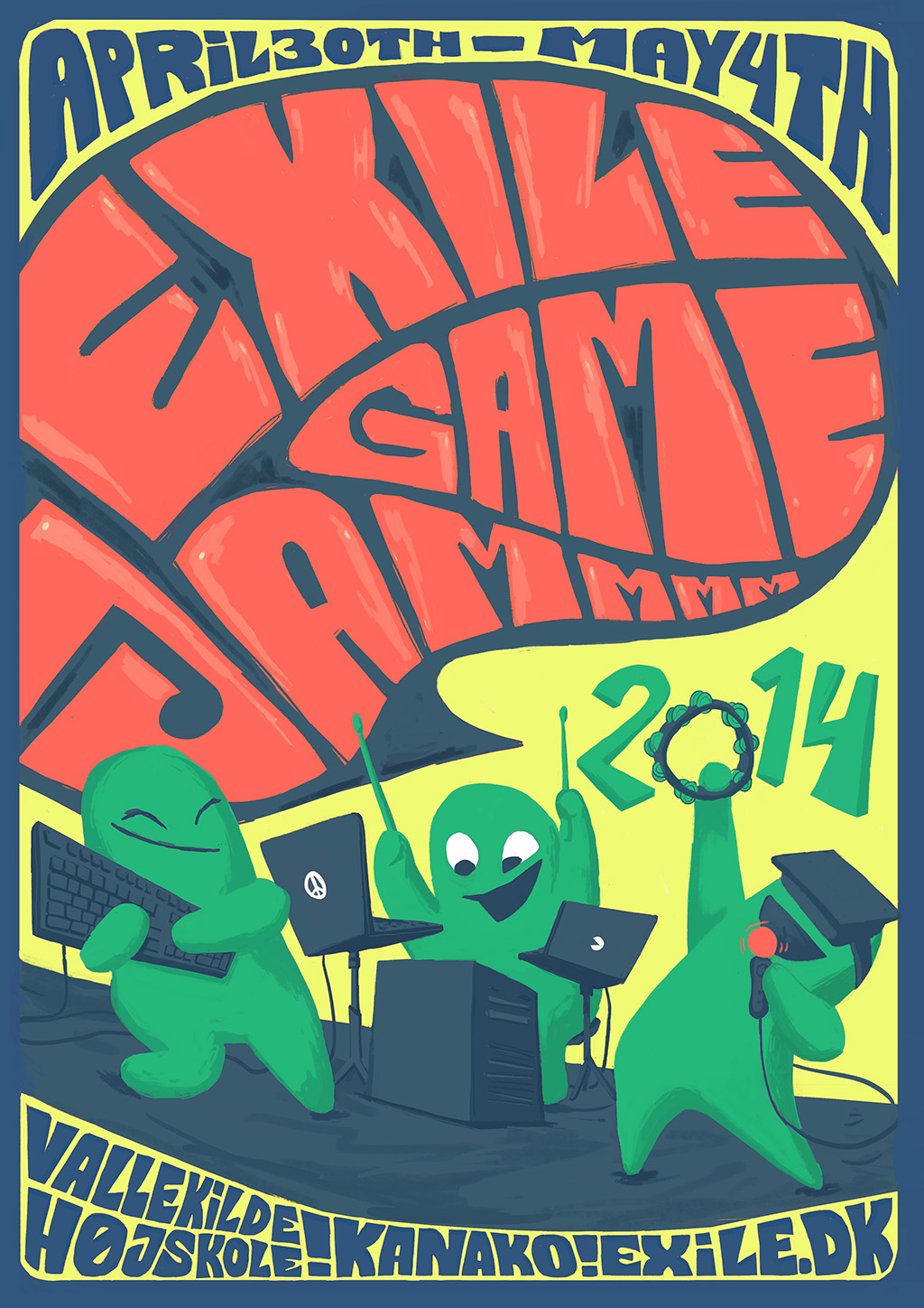 2014 spring poster by Pernille Sihm